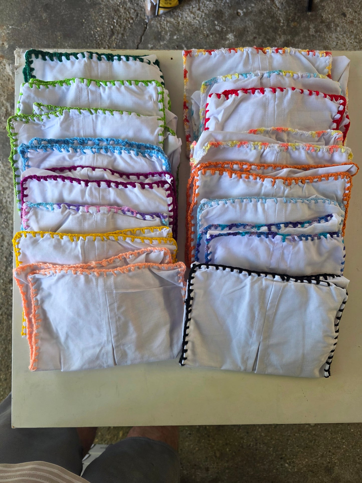 Embroidery Edges Bird Covers