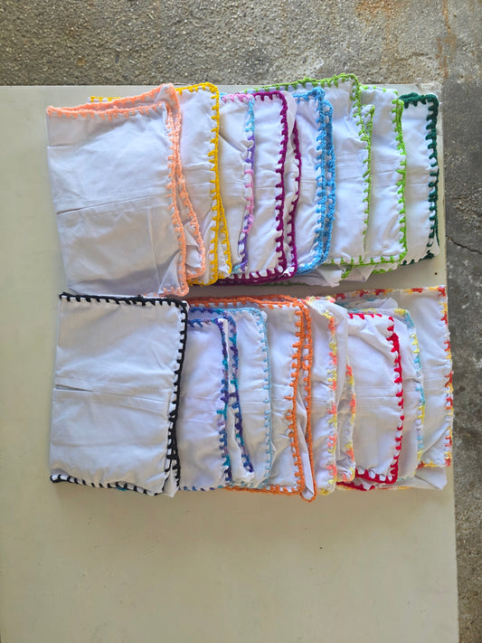 Embroidery Edges Bird Covers