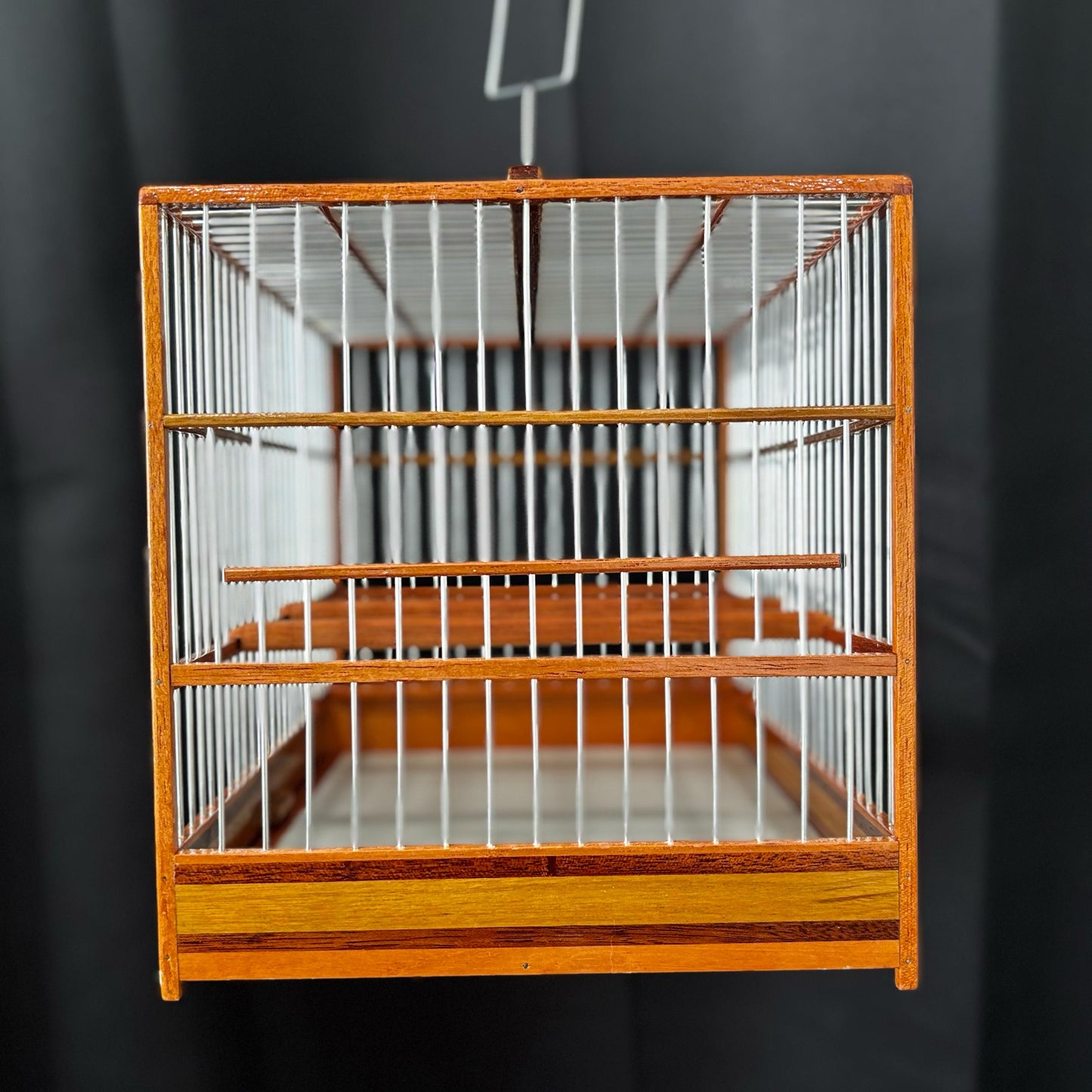 24x15 cedar multi stripe cage