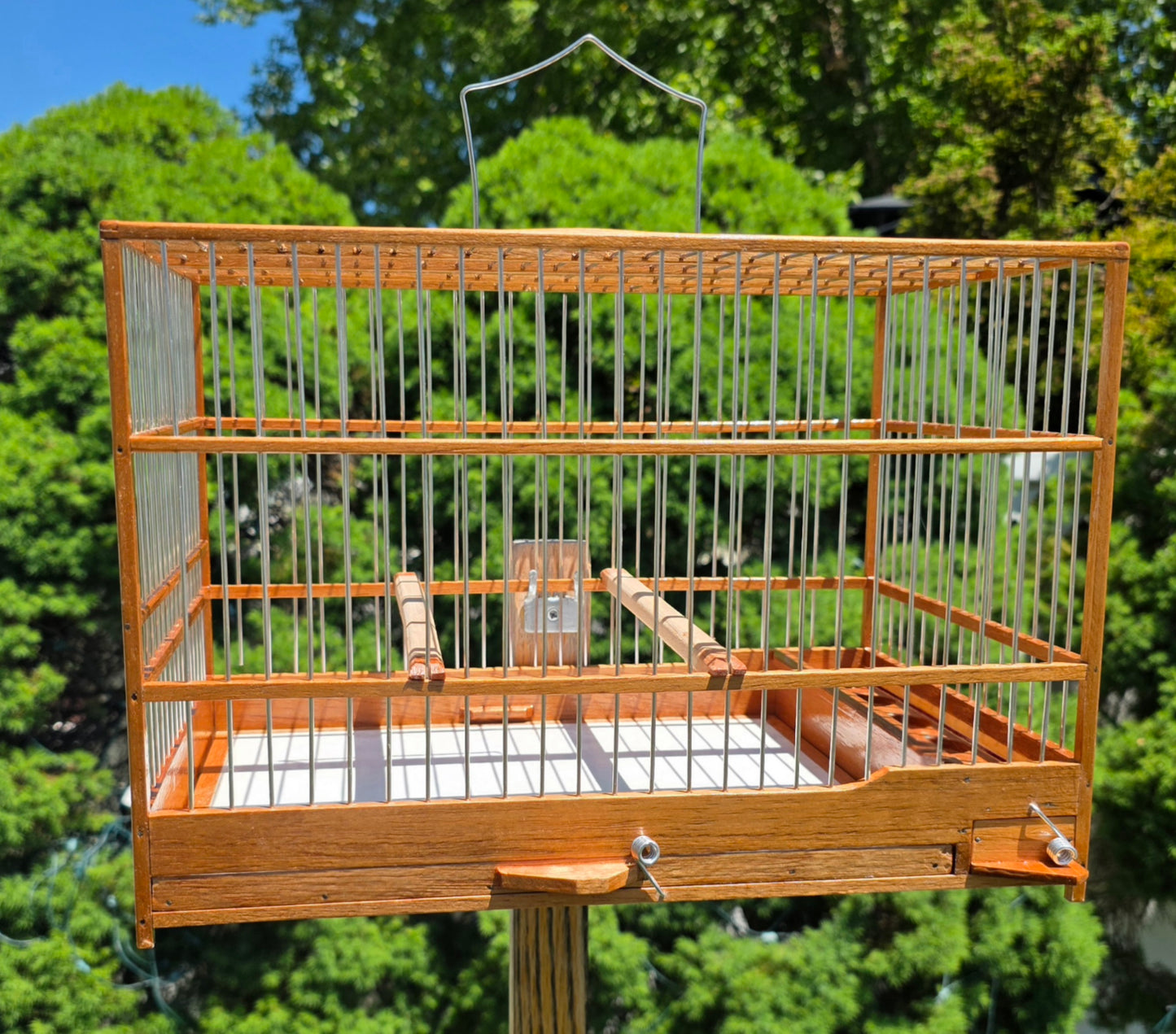 Plain Cedar Bird Cage